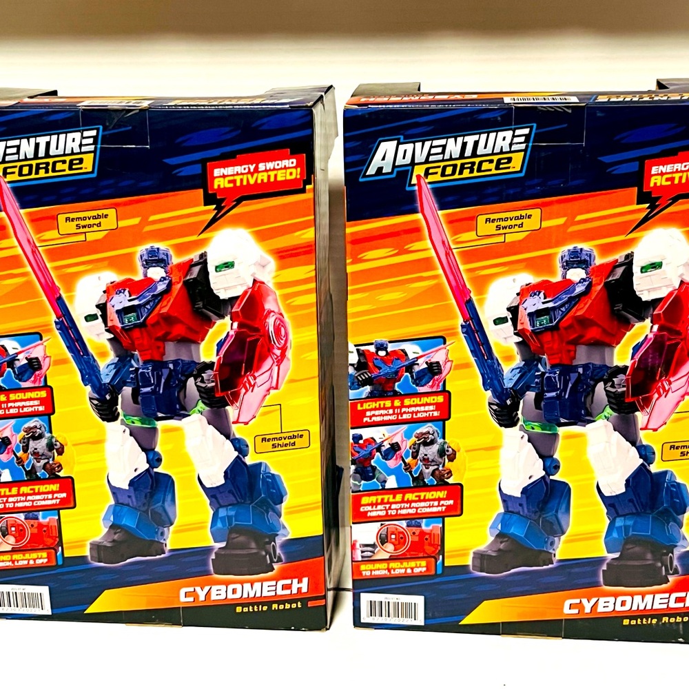 ADVENTURE FORCE ROBOTS (LOT OF 2) 13”TALL - Picture 2 of 2